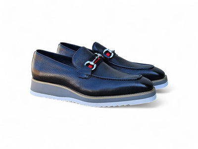 Carrucci Calfskin Horsebit Loafer - Luxury Slip-On Dress Shoe