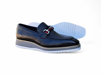 Carrucci Calfskin Horsebit Loafer - Luxury Slip-On Dress Shoe