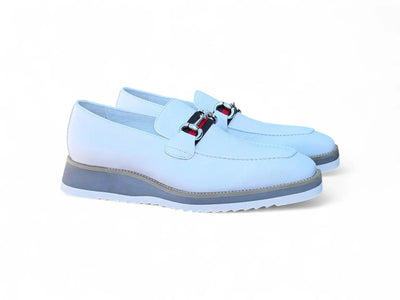 Carrucci Calfskin Horsebit Loafer - Luxury Slip-On Dress Shoe