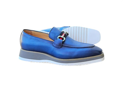 Carrucci Calfskin Horsebit Loafer - Luxury Slip-On Dress Shoe