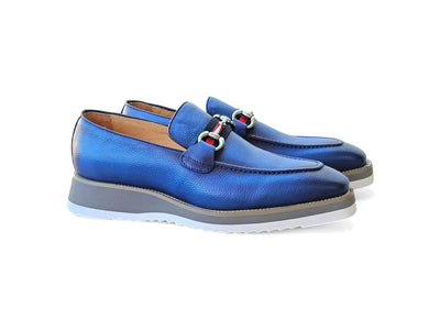 Carrucci Calfskin Horsebit Loafer - Luxury Slip-On Dress Shoe