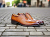 Carrucci: Polished Calfskin Whole Cut Oxford Dress Shoe
