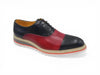 Carrucci Cap Toe Brogue Oxford - Luxury Leather Dress Shoe
