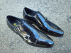 Carrucci Cap Toe Double Monk Strap - Luxury Leather Dress Shoe