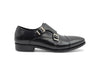 Carrucci Cap Toe Double Monk Strap - Luxury Leather Dress Shoe