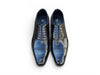Carrucci Leather Cap Toe Oxford - Classic Lace-Up Shoe