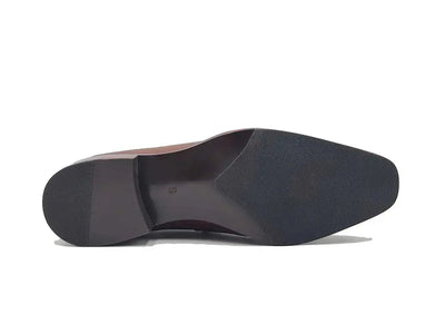 Carrucci Leather Cap Toe Oxford - Classic Lace-Up Shoe