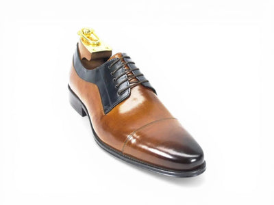 Carrucci Cap Toe Oxford: Premium Leather Dress Shoes