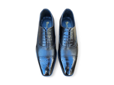 Carrucci Cap Toe Oxford - Luxury Leather Dress Shoe