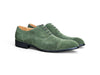 Carrucci Suede Cap Toe Lace-Up Shoe - Luxury Italian Style