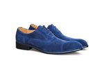 Carrucci Suede Cap Toe Lace-Up Shoe - Luxury Italian Style