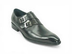 Carrucci Double Monk Strap Shoes - Sophisticated Style
