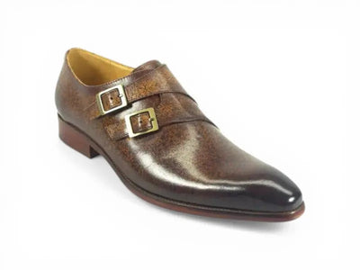 Carrucci Double Monk Strap Shoes - Sophisticated Style