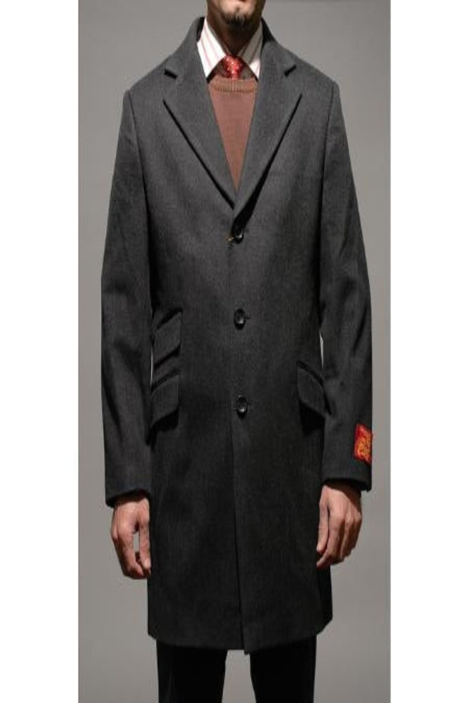 Mens Car Coat Mens Charcoal Wool Men's Carcoat ~ Designer Men's Wool Peacoat Sale Men's Overcoat