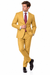 Statement Men's Modern Fit 2 Piece 100% Super 200 Wool Suit Peak Lapel in Charcoal - image 5