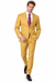 Statement Men's Modern Fit 2 Piece 100% Super 200 Wool Suit Peak Lapel in Charcoal - image 4