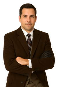 Men's Dress Coat Long Wool Winter Dress Knee Length Men's Overcoat Coat Reg: $1495 Luxurious High-Quality 10% Cashmere Premium Top Coat Brown