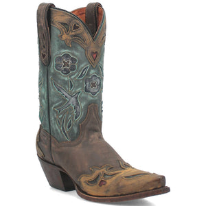 VINTAGE BLUEBIRD LEATHER BOOT