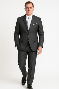 "Madison" Steel Grey Suit Jacket (Separates)