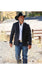 Cinch Men's Charcoal Grey Western Suit Jacket with Paisley Lining