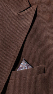 The Cordell Brown 2pc Cotton Corduroy Notch Lapel Suit