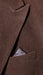 Mens Fall Fabric Cotton corduroy Suit - Winter Jacket and Pants in Color "Brown" - Brown detail view