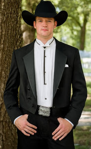 Country Tuxedos For Weddings Mens Black Traje Vaquero Suit & Tuxedo