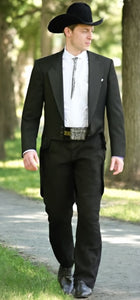 Country Tuxedos For Weddings Mens Black Traje Vaquero Suit & Tuxedo