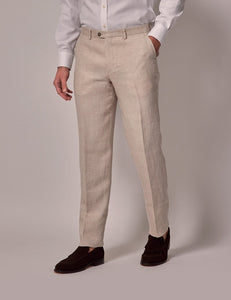 Mens Linen Suit For Beach Wedding - Summer  Suit in Cream - Men's Tuxedo USA