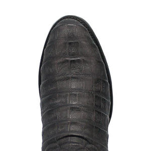 Dingo Round Toe Black Leather Boots