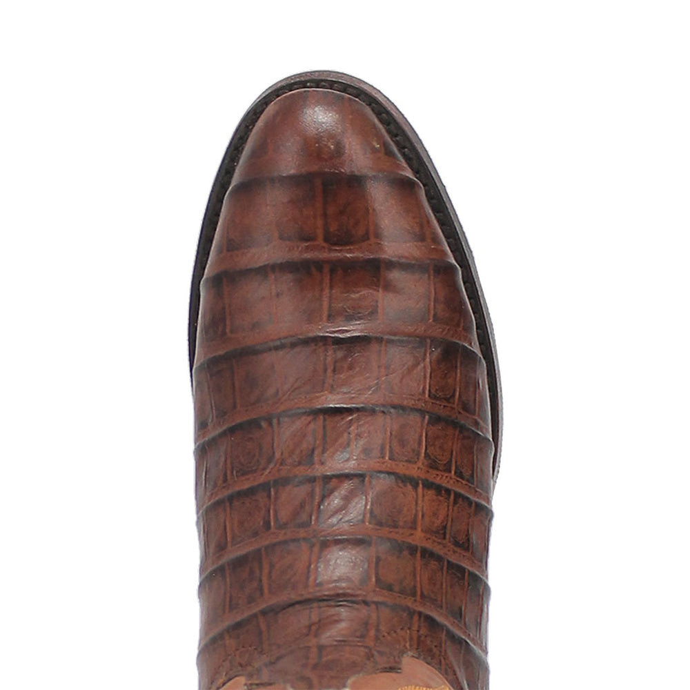 Dingo Round Toe Brown Leather Boots