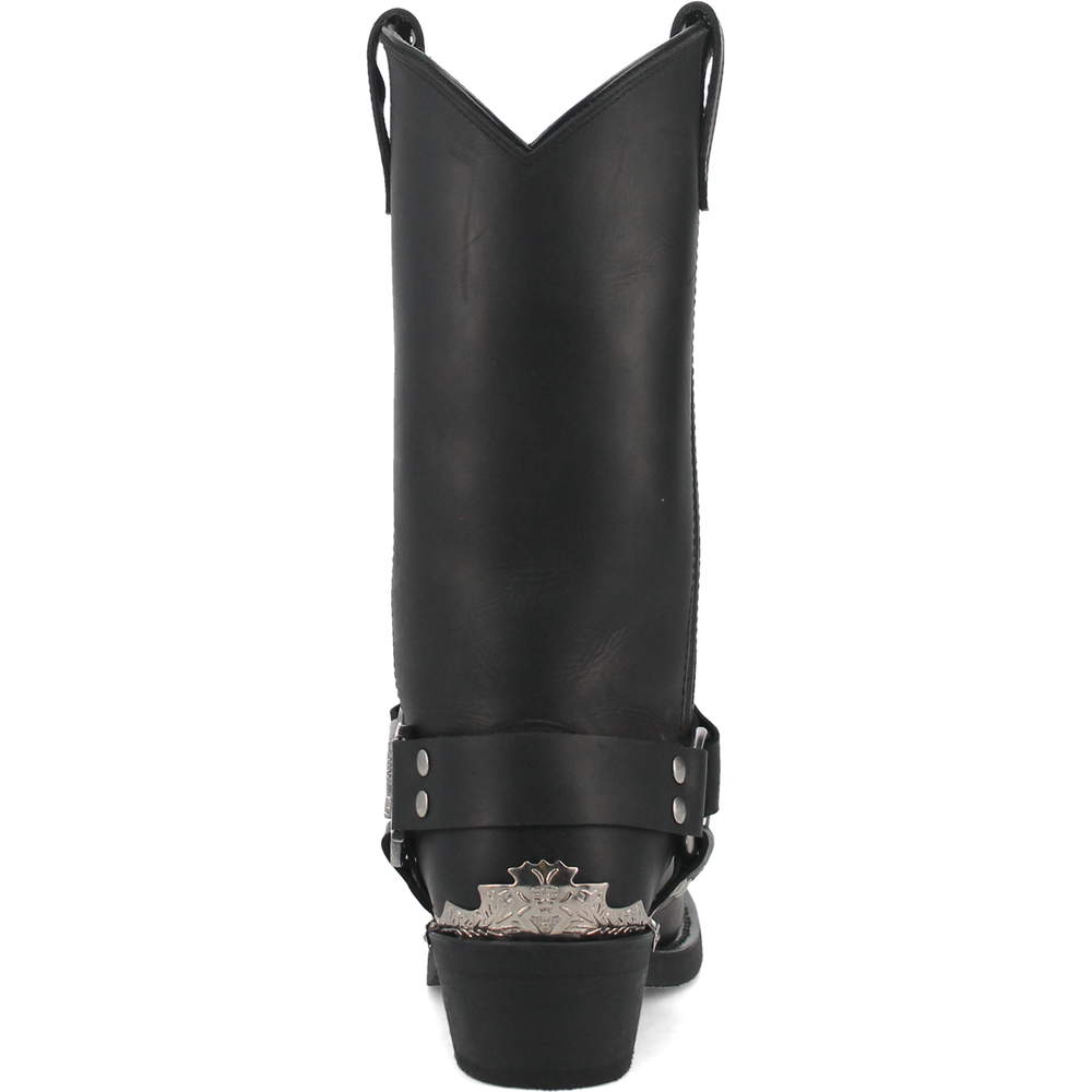 Chopper Leather Harness Biker Boot