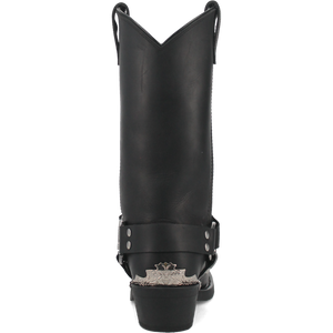 Chopper Leather Harness Biker Boot