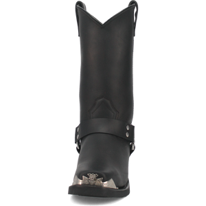 Chopper Leather Harness Biker Boot