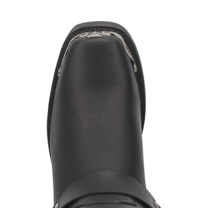 Chopper Leather Harness Biker Boot