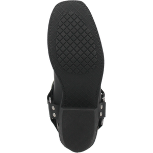 Chopper Leather Harness Biker Boot