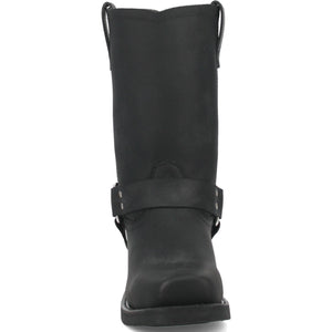 Dingo Black Oil Resistant Leather Mens Biker Boot