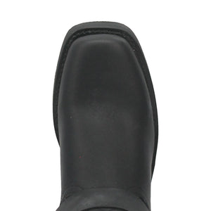 Dingo Black Oil Resistant Leather Mens Biker Boot