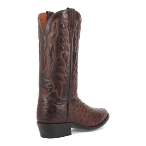 PERSHING FULL QUILL OSTRICH BOOT