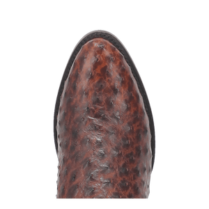 PERSHING FULL QUILL OSTRICH BOOT