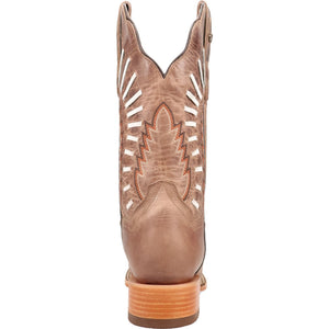 Dan Post Lacey Women’s Tan Leather Square Square Toe Western Cowboy Boot