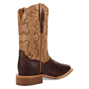 DRAYDEN FULL QUILL OSTRICH BOOT