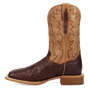 DRAYDEN FULL QUILL OSTRICH BOOT