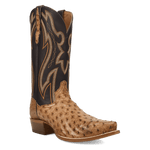 GRIT FULL QUILL OSTRICH BOOT