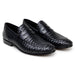 Belvedere Luca Black Genuine Alligator Leather Oxford