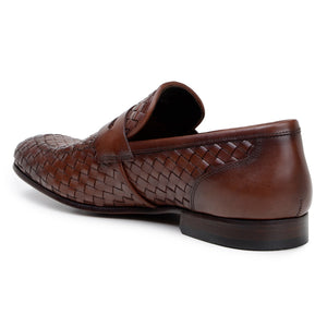 Belvedere Luca - Antique Tan Genuine Alligator Loafer