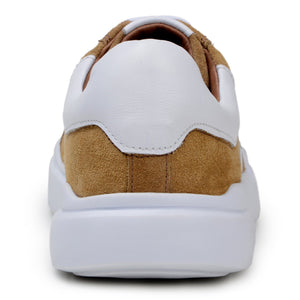 Belvedere Olivier Tan/White Leather Spectator Shoe