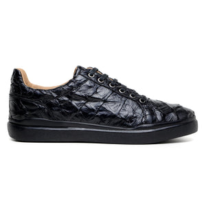 Belvedere Kingstone Black Genuine Alligator Loafer