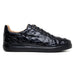 Belvedere Kingstone Black Genuine Alligator Loafer