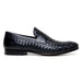 Belvedere Luca Black Genuine Alligator Leather Oxford